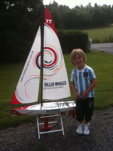 Matteos Sailingboat finish:)