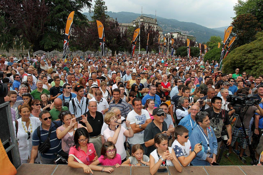 Always crowds in Stresa